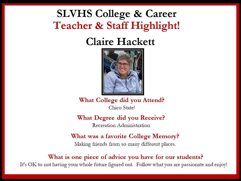teacher highlight: claire hackett