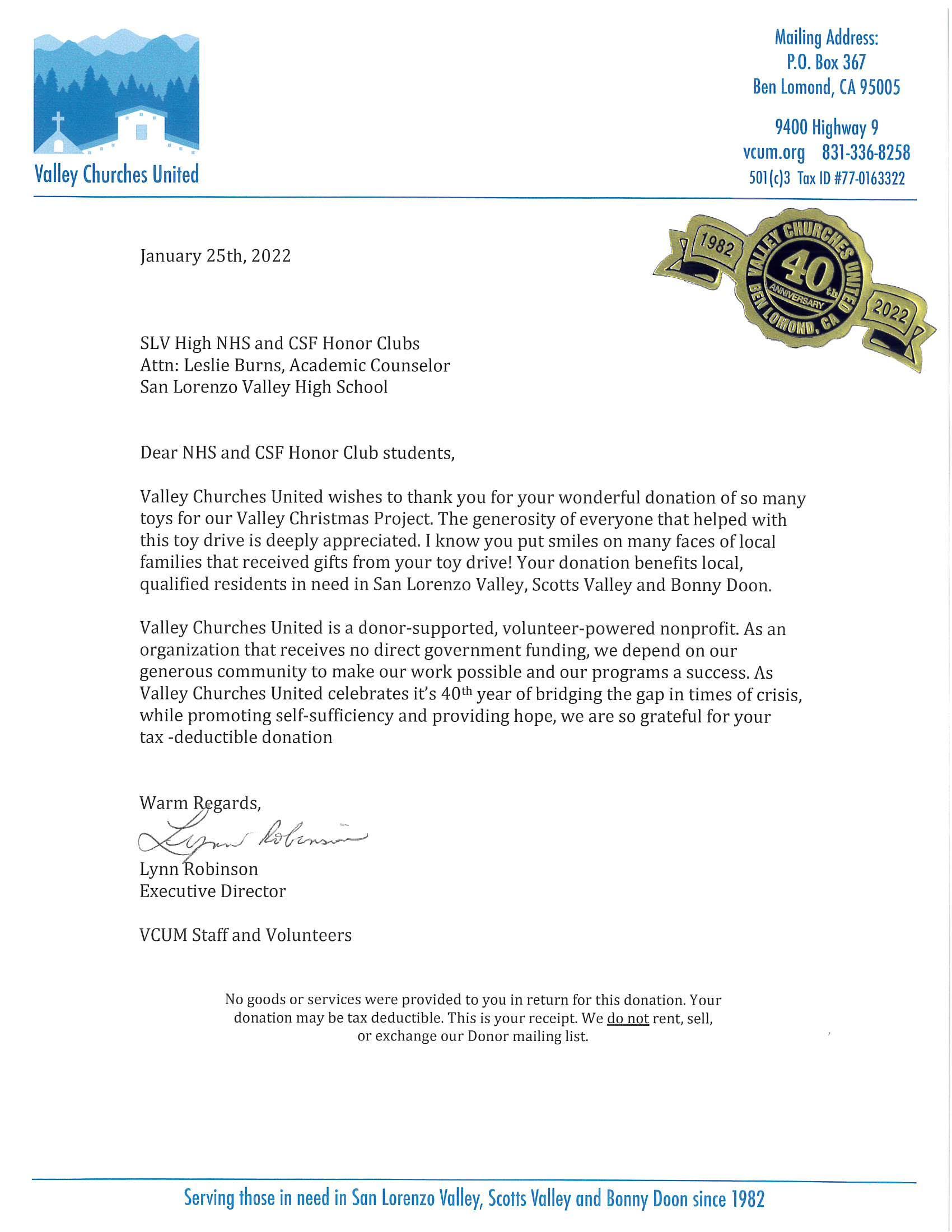 SLV High toy drive letter
