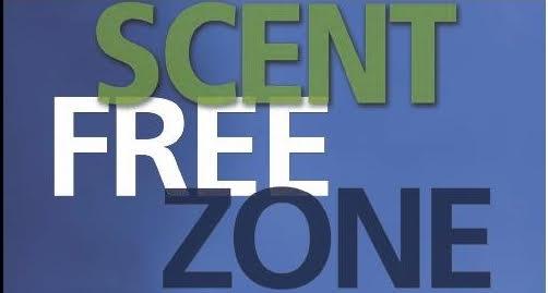 text: scent free zone