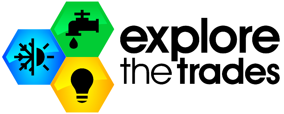 explore the trades logo