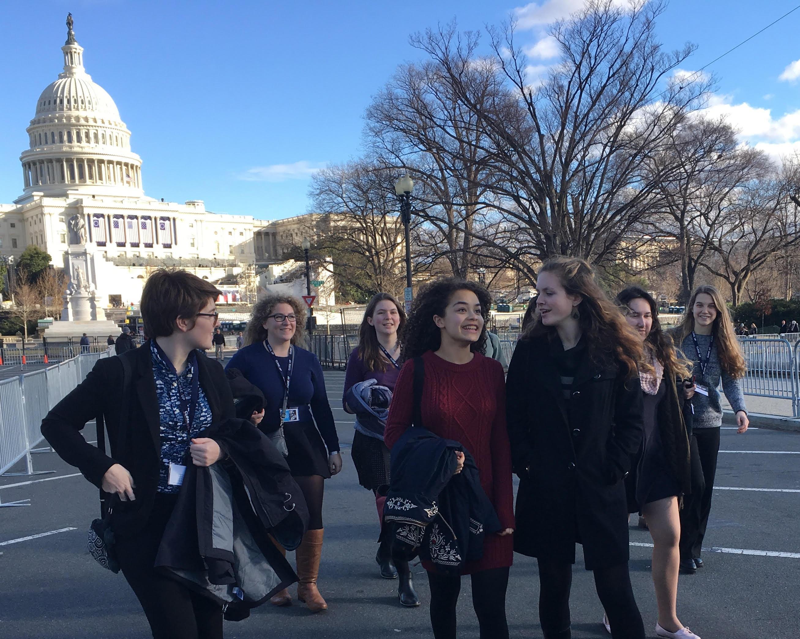 students visiting Washington DC