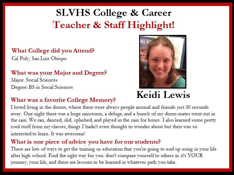teacher highlight: keidi lewis