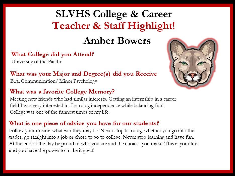 Staff Highlight: Amber Bowers