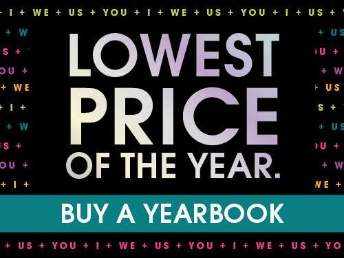 Lowest Price of the year. Buy a yearbook