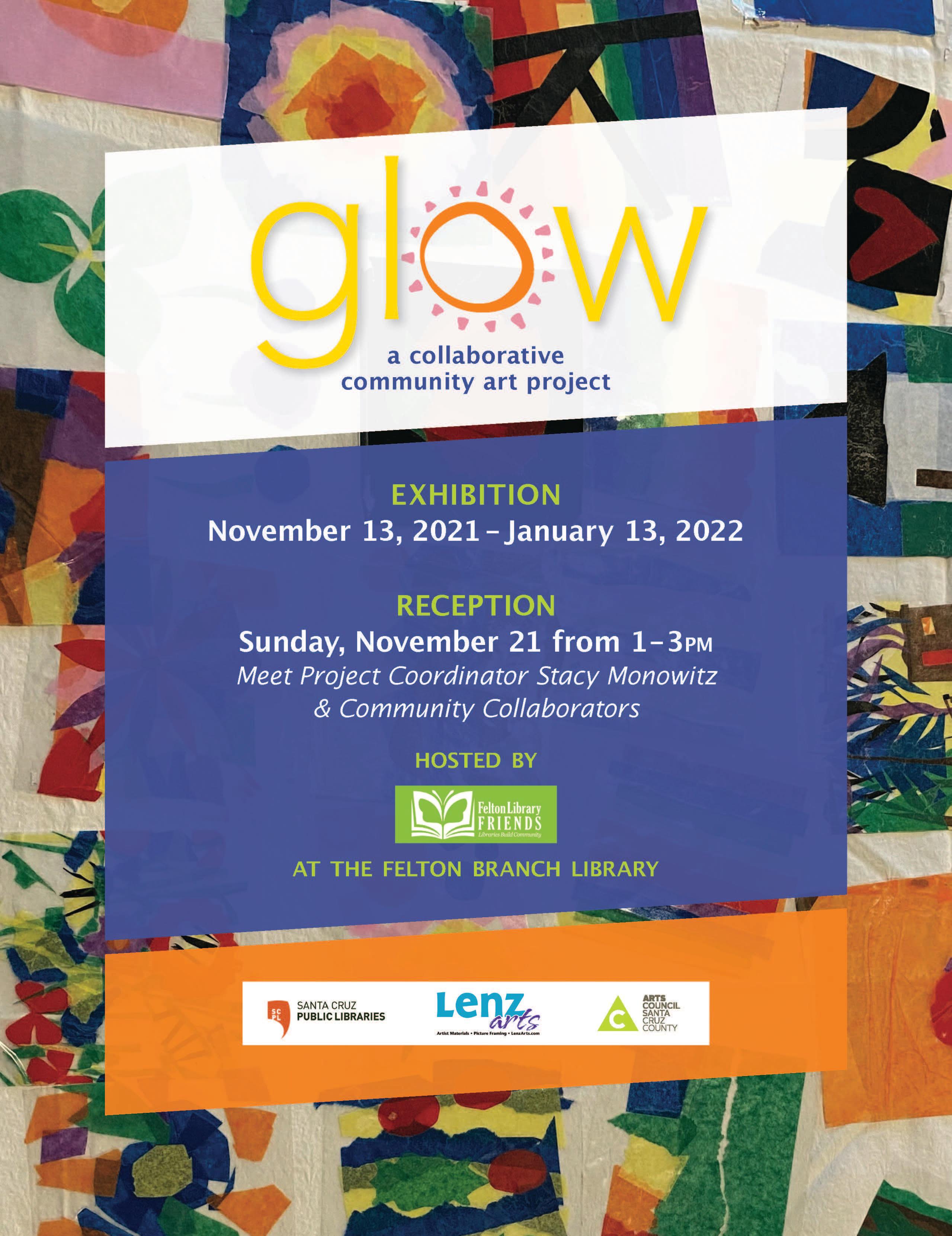 glow/felton branch library; call 831-335-4425 x200 for details